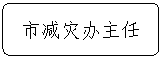 流程图: 可选过程: 市减灾办主任