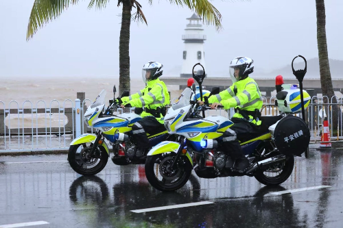 珠海平安铁骑成立一周年，累计出动警力6万余人次（资料图片）。.jpg